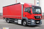 MAN 18.360 TGS camion à plateau avec bâche